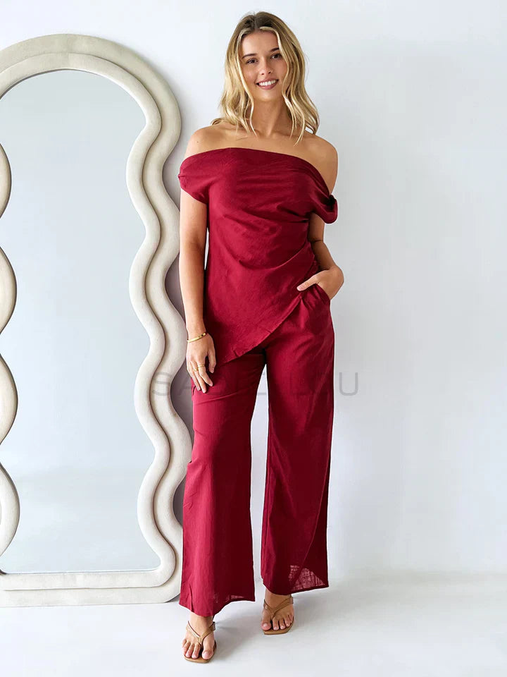 Aya Linnen Co-Ord Set