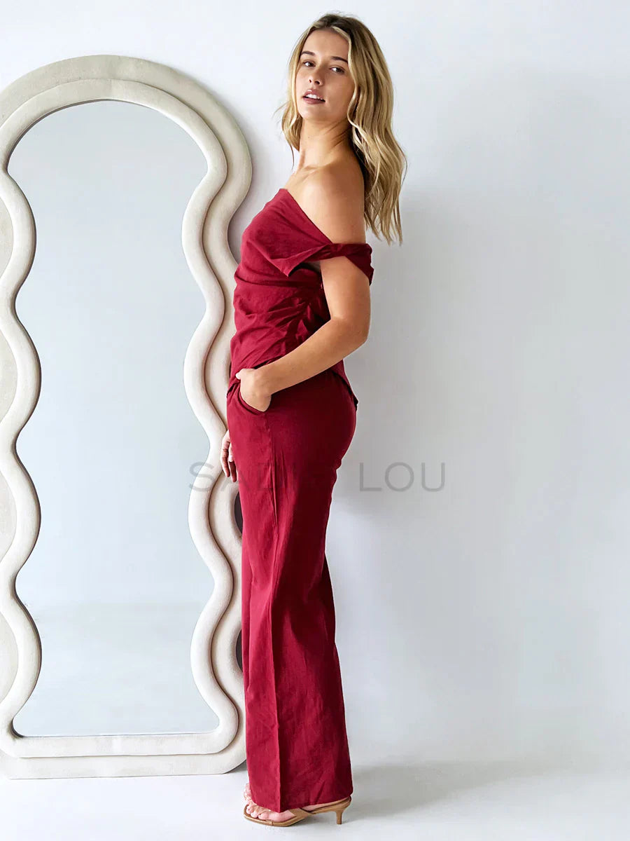 Aya Linnen Co-Ord Set