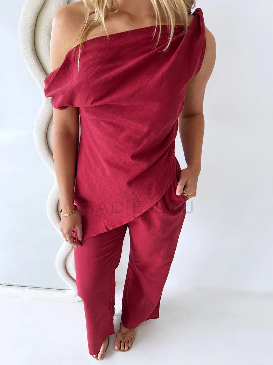 Aya Linnen Co-Ord Set