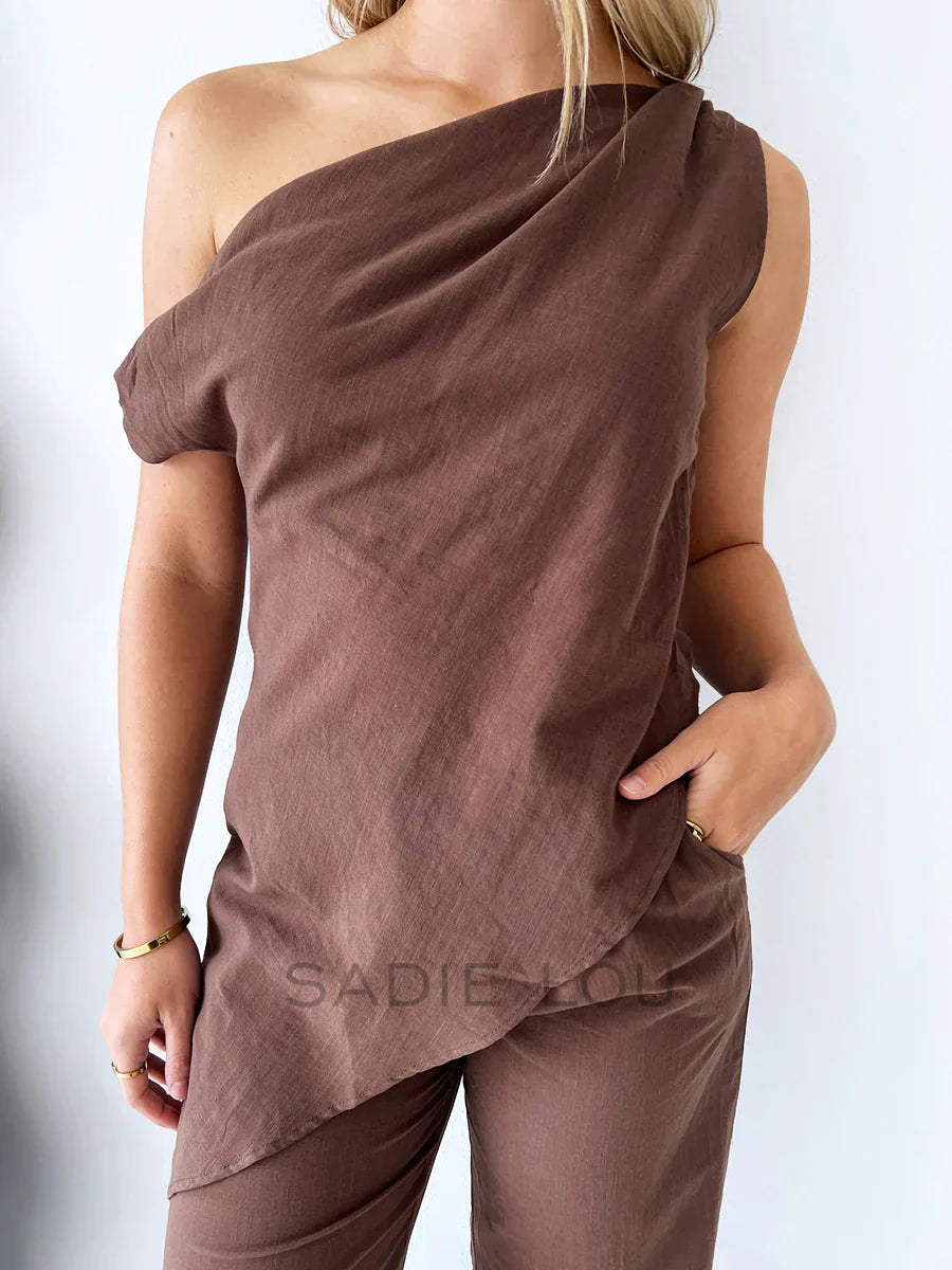Aya Linnen Co-Ord Set