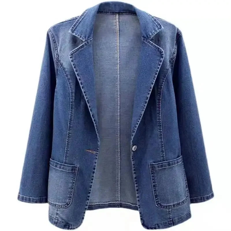 EVELINE | ELEGANCKA KURTKA JEANSOWA