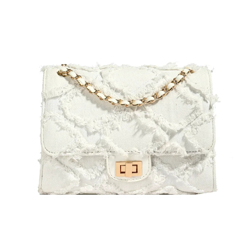 Torba Eleni Quilted Denim