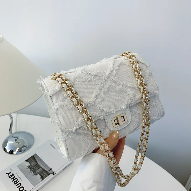 Torba Eleni Quilted Denim