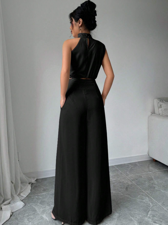Solene Halter Two-Piece Set: