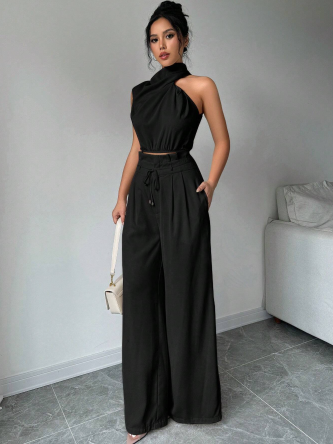 Solene Halter Two-Piece Set: