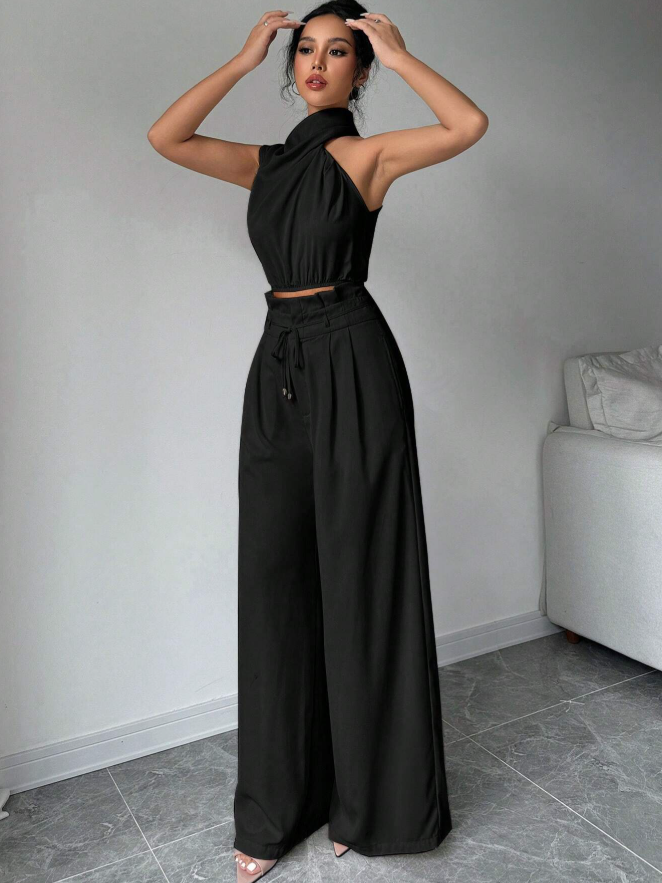 Solene Halter Two-Piece Set: