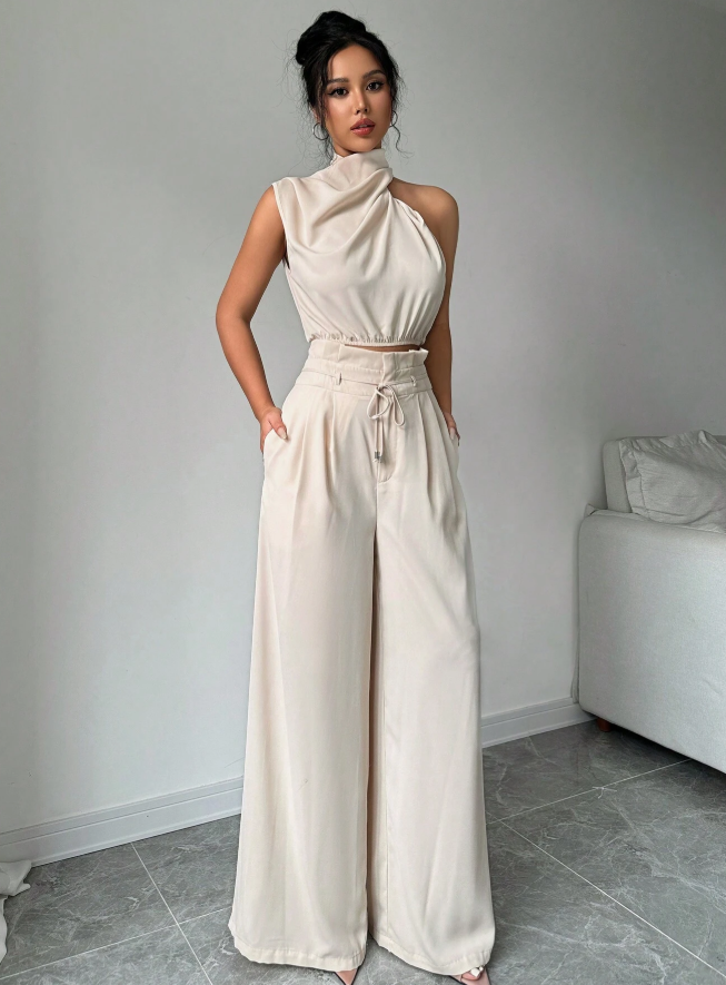 Solene Halter Two-Piece Set: