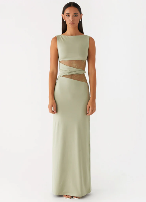 Elegancka sukienka maxi