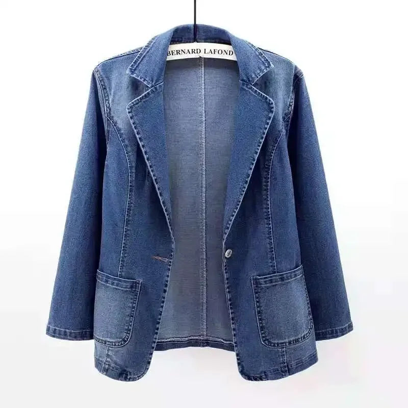 EVELINE | ELEGANCKA KURTKA JEANSOWA