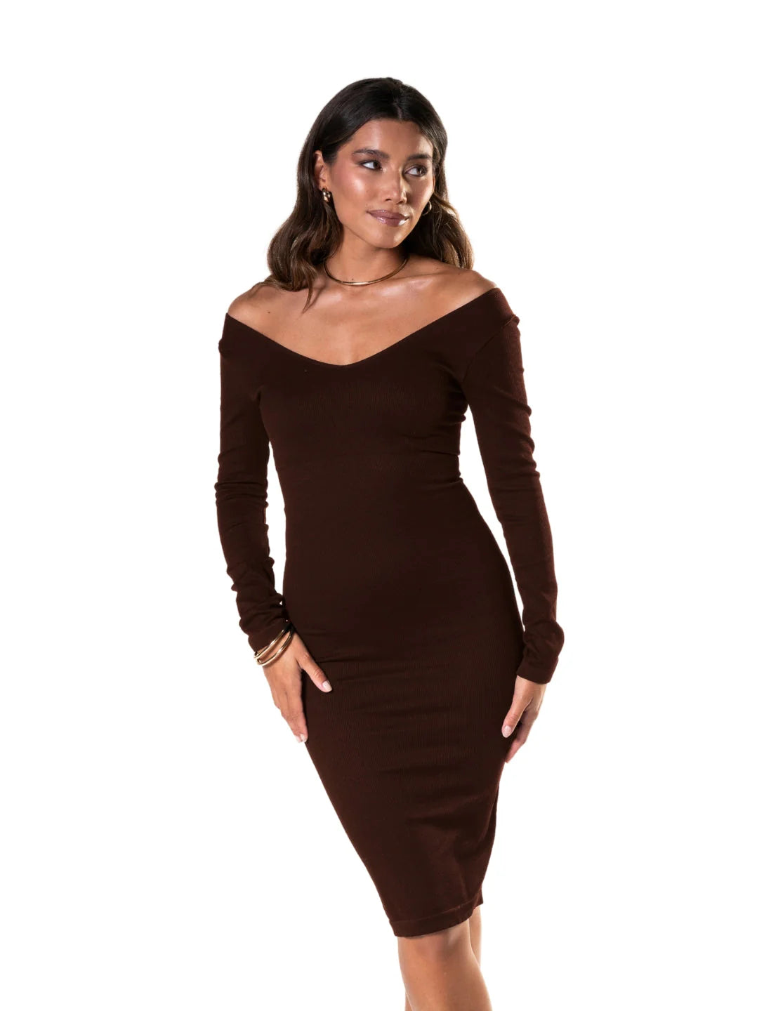 Valena - Elegant V-Neck Dress