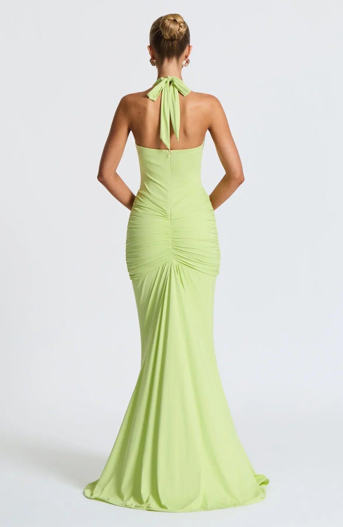 Satynowa sukienka maxi Daisy
