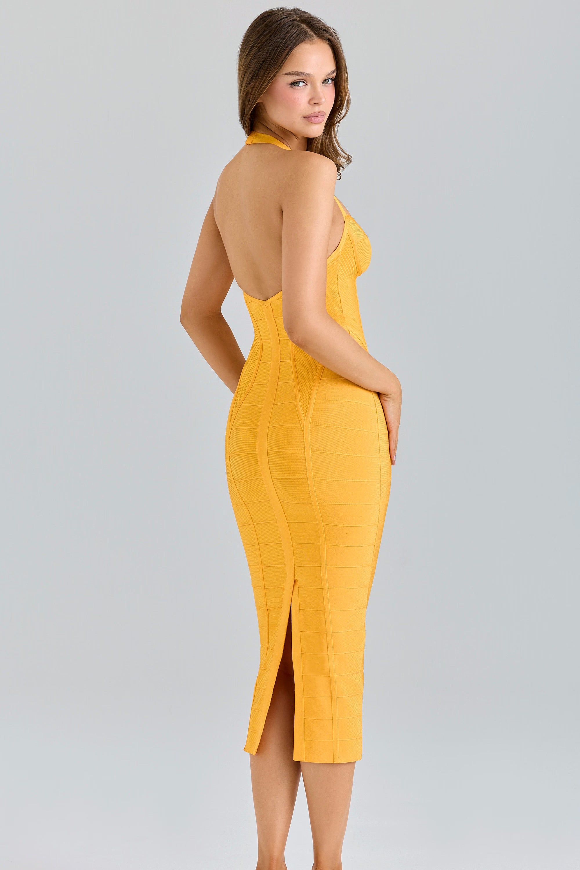 Annelise Curve-Sculpt Bandage Midi Jurk