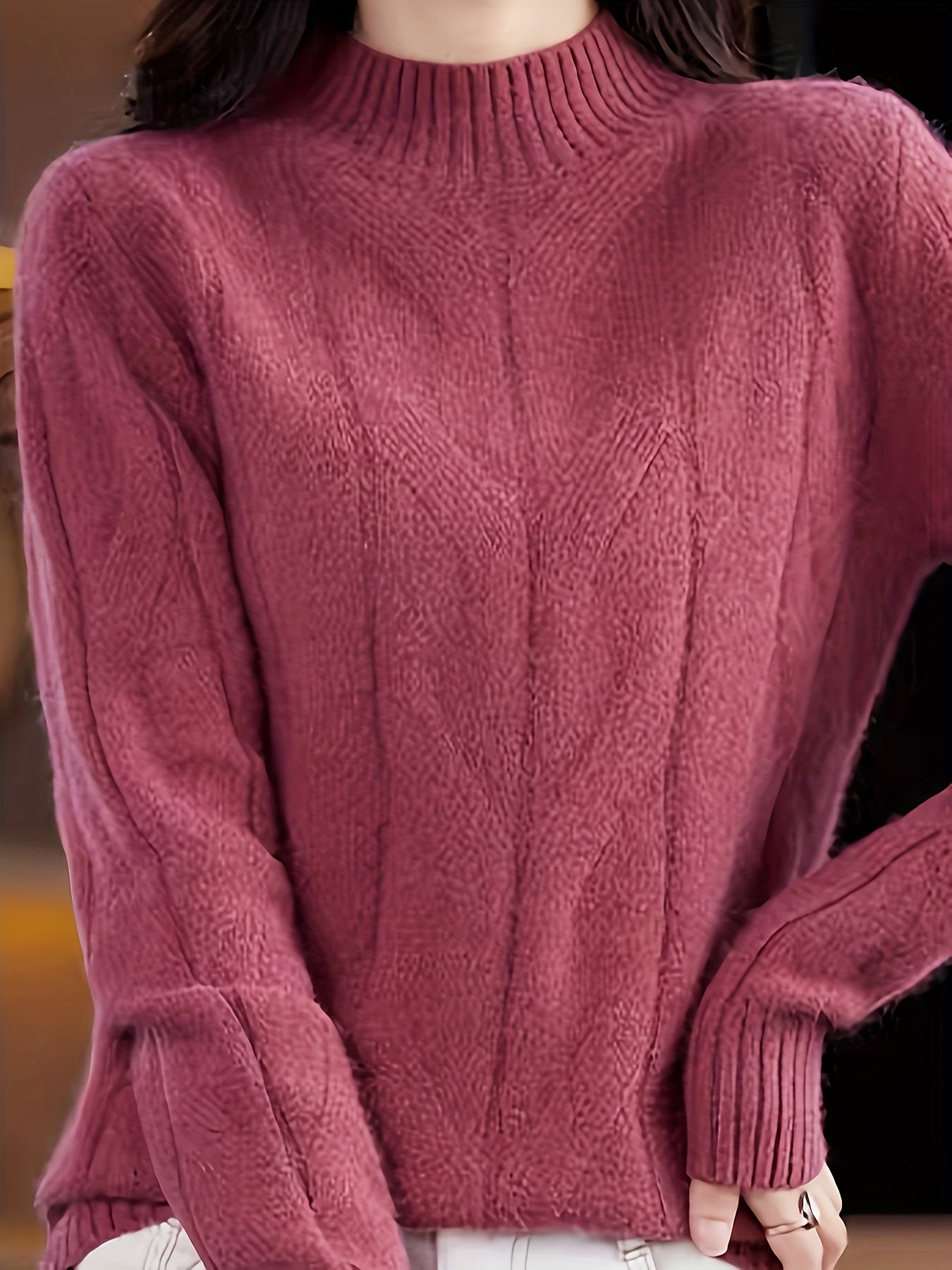 Karmen - Przytulny sweter w stylu retro