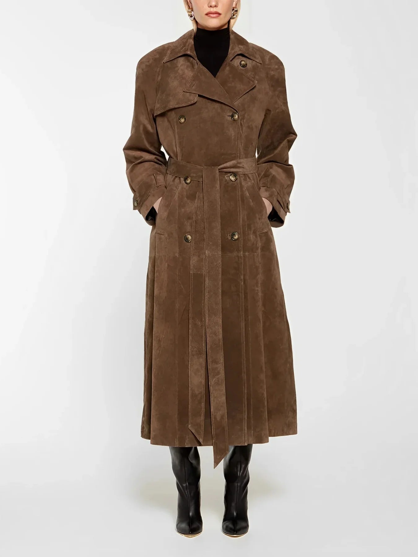 Elara - Soft Suede Jacket