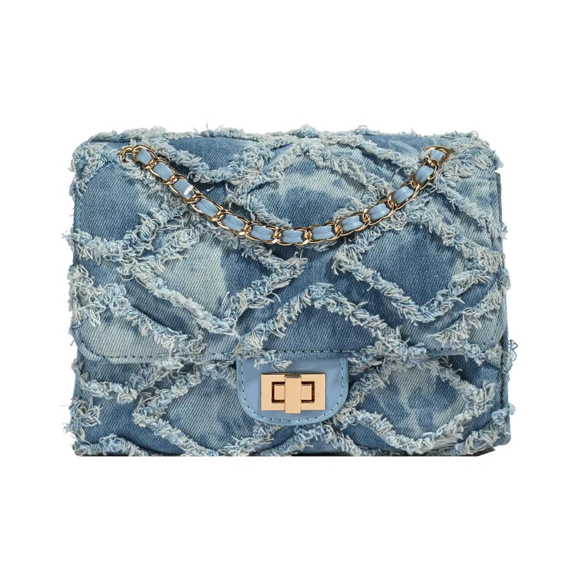 Torba Eleni Quilted Denim