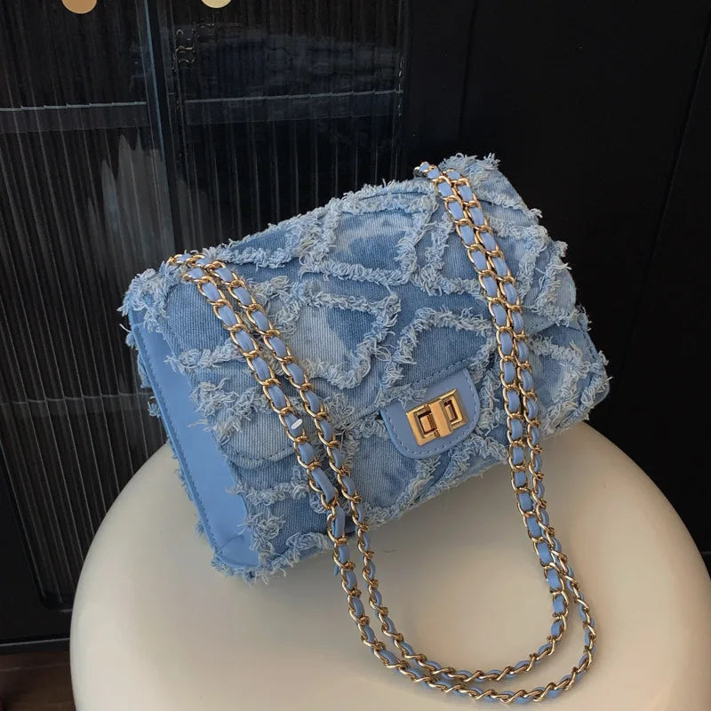Torba Eleni Quilted Denim