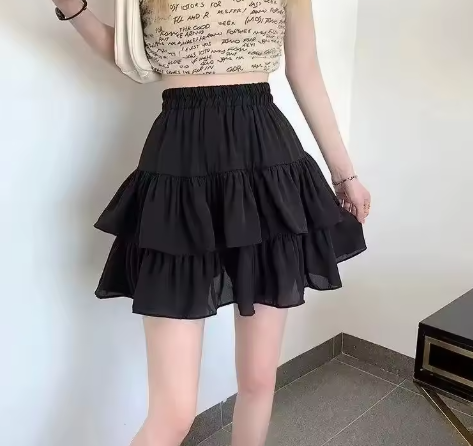 Luna – Preppy Ruffle Skirt