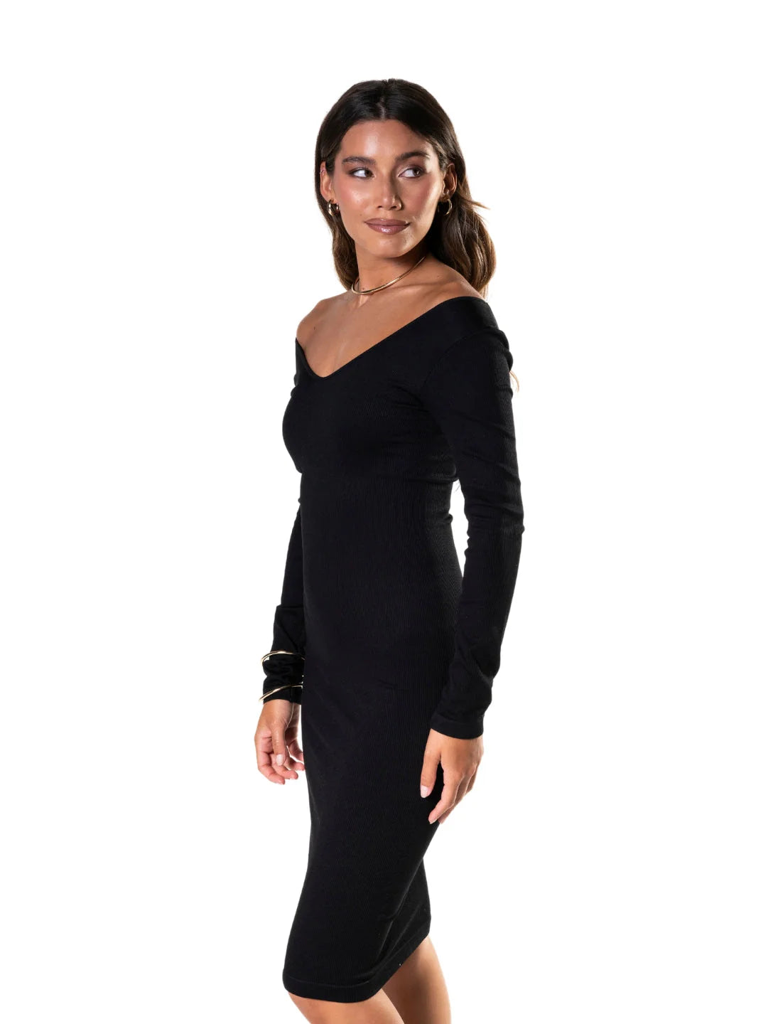 Valena - Elegancka sukienka z dekoltem w serek