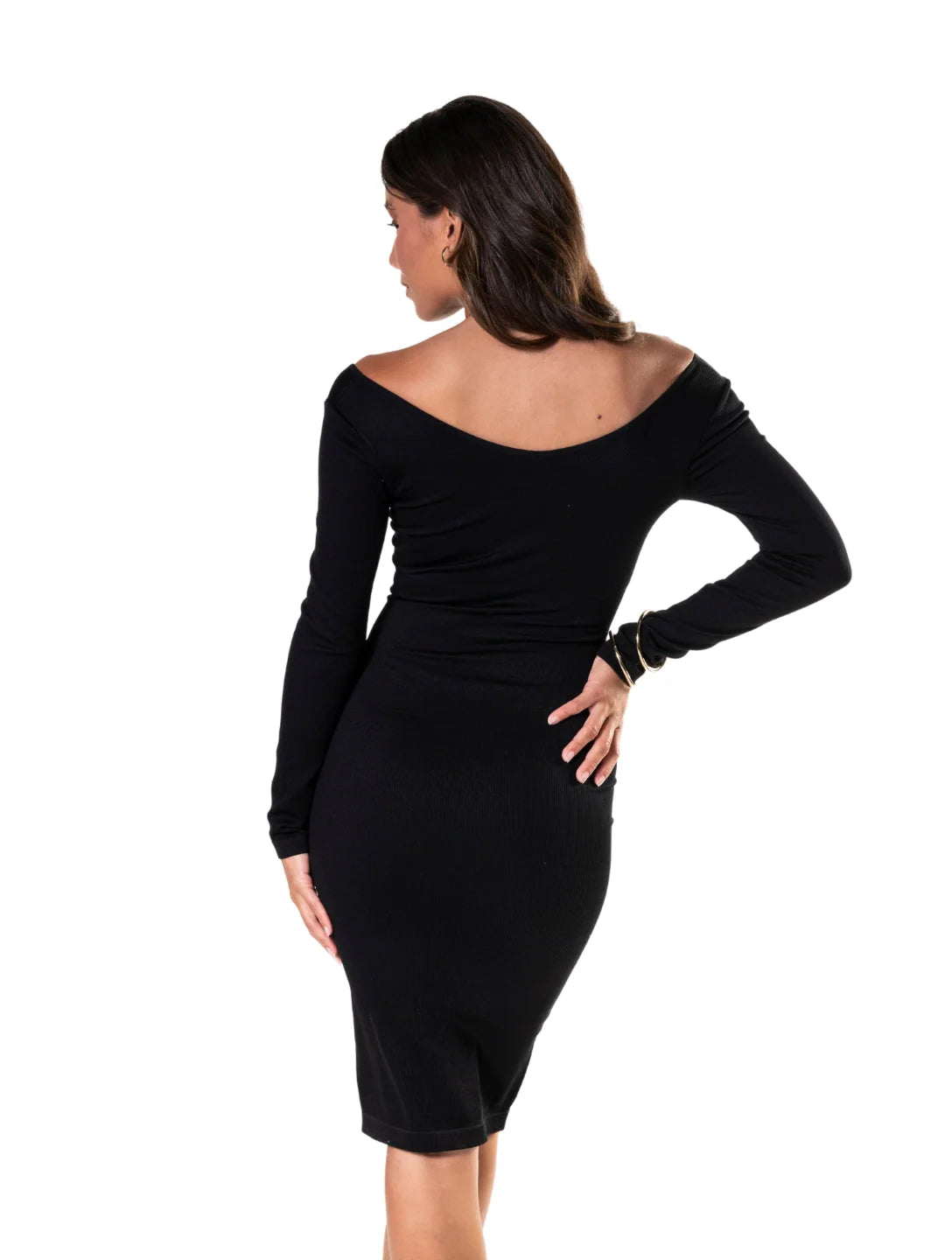 Valena - Elegancka sukienka z dekoltem w serek